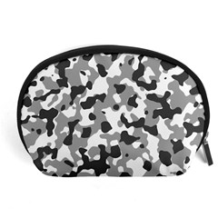 Camouflage Gris/blanc Accessory Pouch (large) by kcreatif