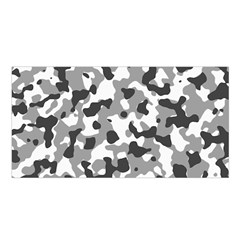 Camouflage Gris/blanc Satin Shawl by kcreatif