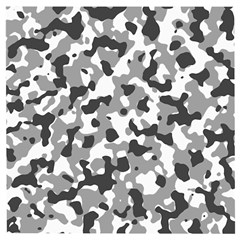 Camouflage Gris/blanc Wooden Puzzle Square by kcreatif