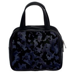 Camouflage Violet Classic Handbag (two Sides) by kcreatif