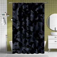 Camouflage Violet Shower Curtain 48  X 72  (small)  by kcreatif