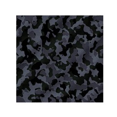 Camouflage Violet Small Satin Scarf (square) by kcreatif