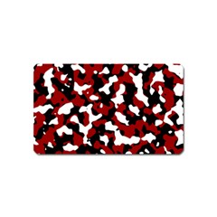 Camouflage Rouge Magnet (name Card) by kcreatif