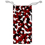 Camouflage rouge Jewelry Bag Front