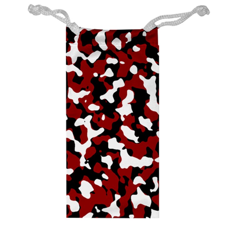 Camouflage rouge Jewelry Bag