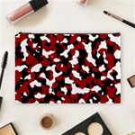 Camouflage rouge Cosmetic Bag (Large) Front