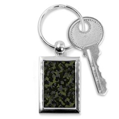 Camouflage Vert Key Chain (rectangle) by kcreatif