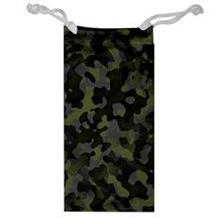 Camouflage Vert Jewelry Bag by kcreatif