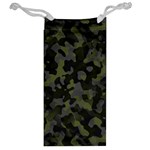 Camouflage Vert Jewelry Bag Back