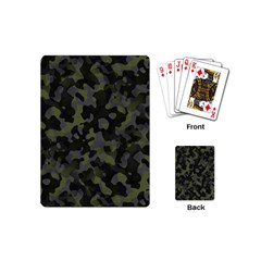 Camouflage Vert Playing Cards Single Design (mini) by kcreatif