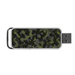 Camouflage Vert Portable USB Flash (Two Sides) Back