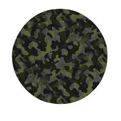 Camouflage Vert Mini Round Pill Box by kcreatif