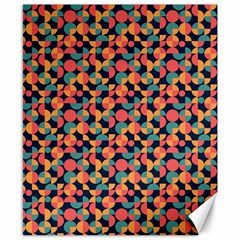 Beautiful Shapes Pattern Canvas 8  X 10  by designsbymallika