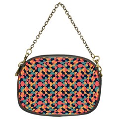 Beautiful Shapes Pattern Chain Purse (one Side) by designsbymallika