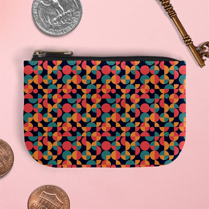 Beautiful Shapes Pattern Mini Coin Purse