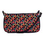 Beautiful Shapes Pattern Shoulder Clutch Bag Front