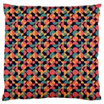 Beautiful Shapes Pattern Large Cushion Case (Two Sides) Front