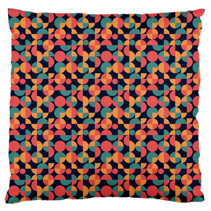 Beautiful Shapes Pattern Large Cushion Case (Two Sides)