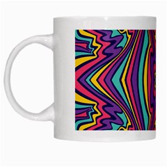 Abstract Pattern White Mugs by designsbymallika