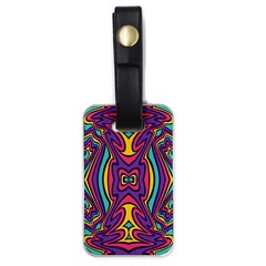 Abstract Pattern Luggage Tag (one Side) by designsbymallika