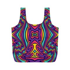 Abstract Pattern Full Print Recycle Bag (m) by designsbymallika