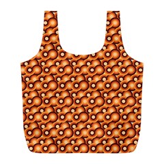 Curvy Geometric Pattern Full Print Recycle Bag (l) by designsbymallika