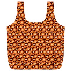 Curvy Geometric Pattern Full Print Recycle Bag (xl) by designsbymallika