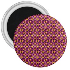 Geometric Groovy Pattern 3  Magnets by designsbymallika