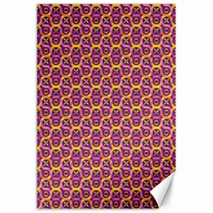 Geometric Groovy Pattern Canvas 20  X 30  by designsbymallika