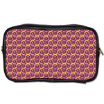 Geometric Groovy Pattern Toiletries Bag (Two Sides) Front