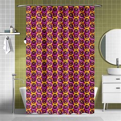 Geometric Groovy Pattern Shower Curtain 48  X 72  (small)  by designsbymallika