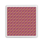 Geometric Groovy Pattern Memory Card Reader (Square) Front