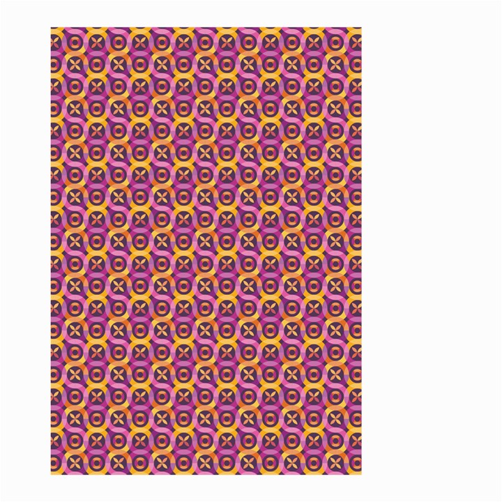 Geometric Groovy Pattern Small Garden Flag (Two Sides)