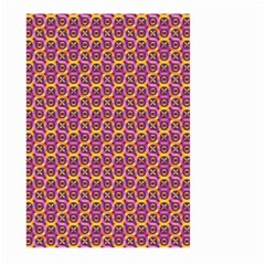 Geometric Groovy Pattern Large Garden Flag (two Sides) by designsbymallika