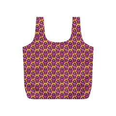 Geometric Groovy Pattern Full Print Recycle Bag (s) by designsbymallika