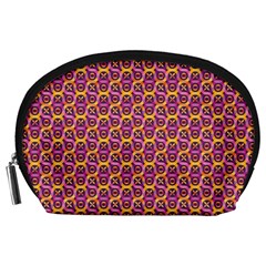 Geometric Groovy Pattern Accessory Pouch (large) by designsbymallika