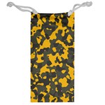 Camouflage jaune/vert  Jewelry Bag Back