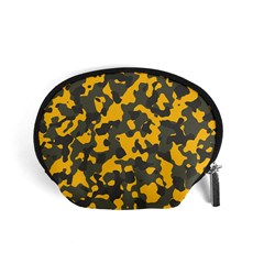 Camouflage Jaune/vert  Accessory Pouch (small) by kcreatif