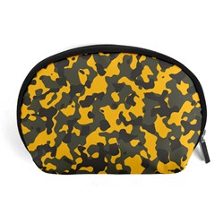 Camouflage Jaune/vert  Accessory Pouch (large) by kcreatif