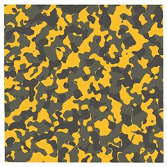 Camouflage Jaune/vert  Wooden Puzzle Square by kcreatif