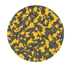 Camouflage Jaune/vert  Mini Round Pill Box (pack Of 3)