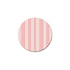 Bandes Blanc/rose Clair Golf Ball Marker by kcreatif