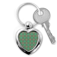 Mushrooms In The Meadow  Key Chain (heart) by SychEva