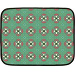 Mushrooms in the meadow. Fleece Blanket (Mini) 35 x27  Blanket