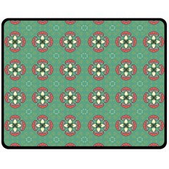 Mushrooms In The Meadow  Double Sided Fleece Blanket (medium)  by SychEva