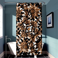 Modern Tribal Geometric Print Design Shower Curtain 36  X 72  (stall)  by dflcprintsclothing