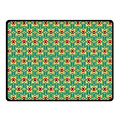 Green Floral Pattern Fleece Blanket (small) by designsbymallika