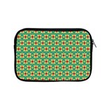 Green Floral Pattern Apple MacBook Pro 15  Zipper Case Front