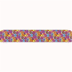 Groovy Floral Pattern Small Bar Mats by designsbymallika