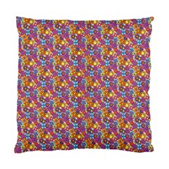 Groovy Floral Pattern Standard Cushion Case (one Side) by designsbymallika